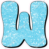 HP 18" Individuals - Baby Blue Sparkle W