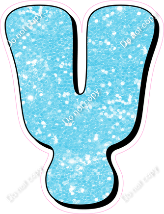 HP 18" Individuals - Baby Blue Sparkle Y