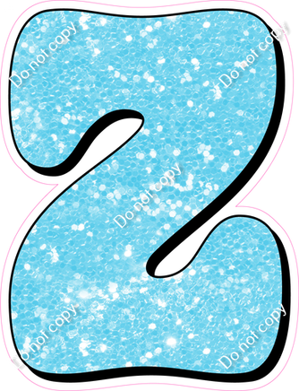 HP 18" Individuals - Baby Blue Sparkle Z