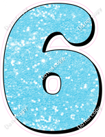 HP 18" Individuals - Baby Blue Sparkle 6