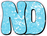 HP 18" Individuals - Baby Blue Sparkle ND