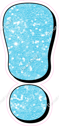 HP 18" Individuals - Baby Blue Sparkle !
