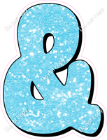 HP 18" Individuals - Baby Blue Sparkle &