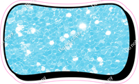HP 18" Individuals - Baby Blue Sparkle Dash