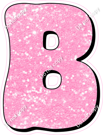 HP 18" Individuals - Baby Pink Sparkle B