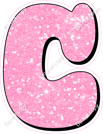 HP 18" Individuals - Baby Pink Sparkle C