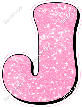 HP 18" Individuals - Baby Pink Sparkle J
