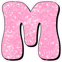 HP 18" Individuals - Baby Pink Sparkle M