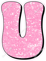 HP 18" Individuals - Baby Pink Sparkle U