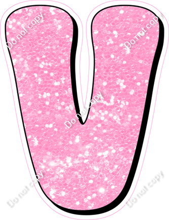 HP 18" Individuals - Baby Pink Sparkle V