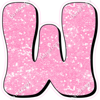 HP 18" Individuals - Baby Pink Sparkle W