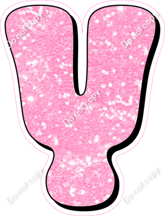 HP 18" Individuals - Baby Pink Sparkle Y