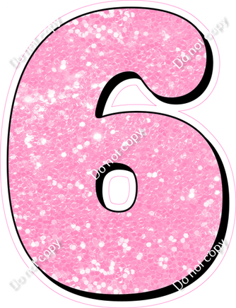 HP 18" Individuals - Baby Pink Sparkle 6
