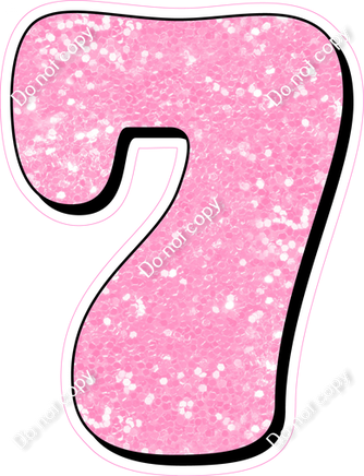HP 18" Individuals - Baby Pink Sparkle 7