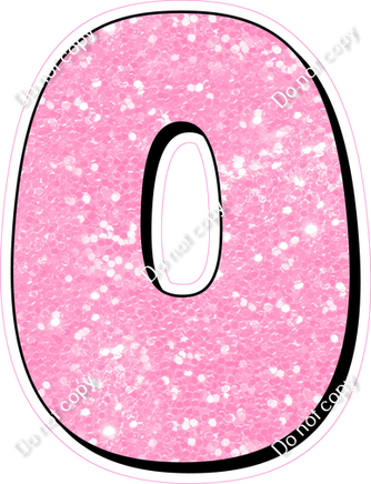 HP 18" Individuals - Baby Pink Sparkle