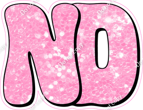 HP 18" Individuals - Baby Pink Sparkle ND