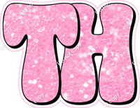 HP 18" Individuals - Baby Pink Sparkle TH