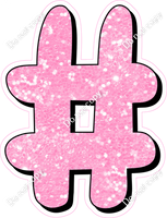 HP 18" Individuals - Baby Pink Sparkle #