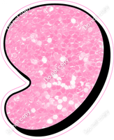 HP 18" Individuals - Baby Pink Sparkle Apostrophe