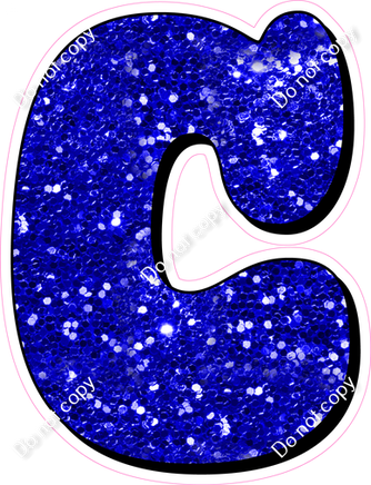 HP 18" Individuals - Blue Sparkle C