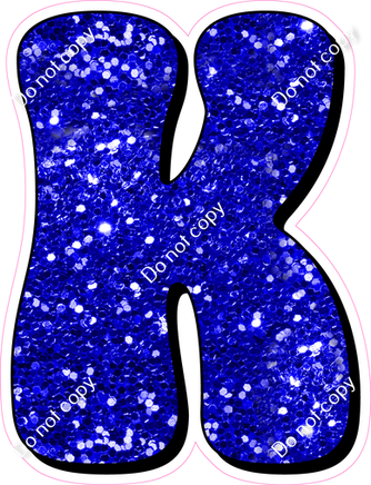 HP 18" Individuals - Blue Sparkle K