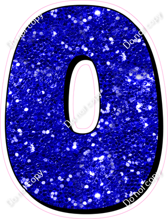 HP 18" Individuals - Blue Sparkle O