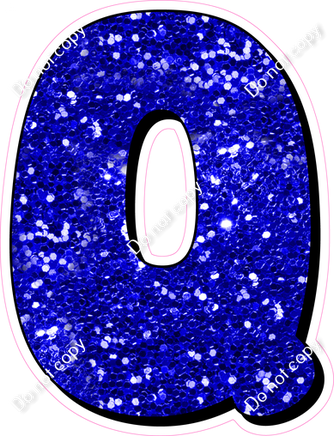 HP 18" Individuals - Blue Sparkle Q