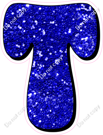 HP 18" Individuals - Blue Sparkle T