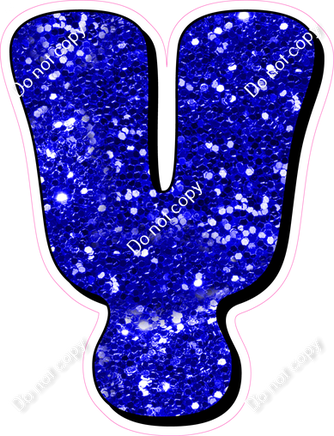 HP 18" Individuals - Blue Sparkle Y