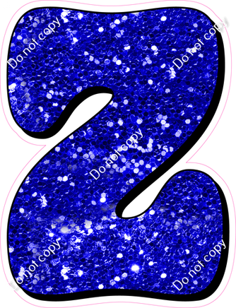 HP 18" Individuals - Blue Sparkle Z