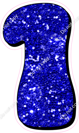 HP 18" Individuals - Blue Sparkle 1