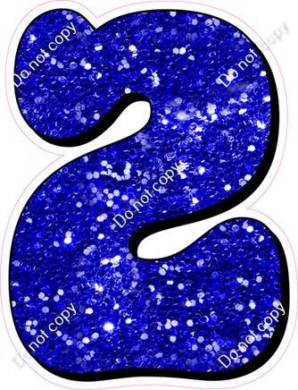 HP 18" Individuals - Blue Sparkle 2