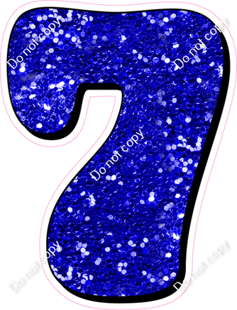HP 18" Individuals - Blue Sparkle 7