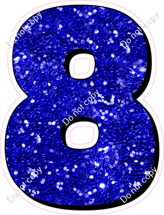 HP 18" Individuals - Blue Sparkle 8