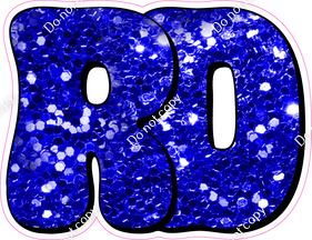 HP 18" Individuals - Blue Sparkle RD