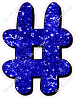 HP 18" Individuals - Blue Sparkle #