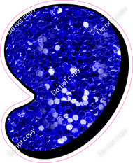 HP 18" Individuals - Blue Sparkle Apostrophe