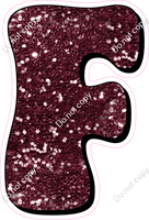 HP 18" Individuals - Burgundy Sparkle F