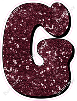 HP 18" Individuals - Burgundy Sparkle G