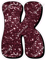 HP 18" Individuals - Burgundy Sparkle K