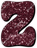 HP 18" Individuals - Burgundy Sparkle Z