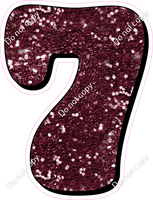 HP 18" Individuals - Burgundy Sparkle 7