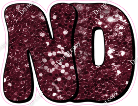 HP 18" Individuals - Burgundy Sparkle ND