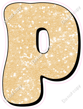 HP 18" Individuals - Champagne Sparkle P