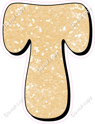 HP 18" Individuals - Champagne Sparkle T