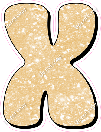 HP 18" Individuals - Champagne Sparkle X