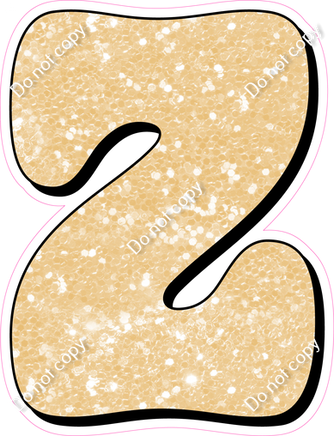 HP 18" Individuals - Champagne Sparkle Z