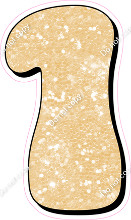 HP 18" Individuals - Champagne Sparkle 1