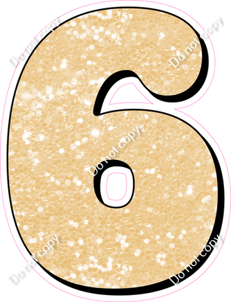HP 18" Individuals - Champagne Sparkle 6
