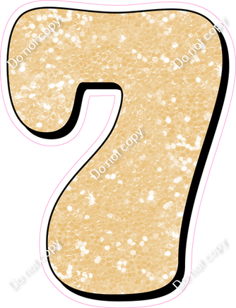 HP 18" Individuals - Champagne Sparkle 7